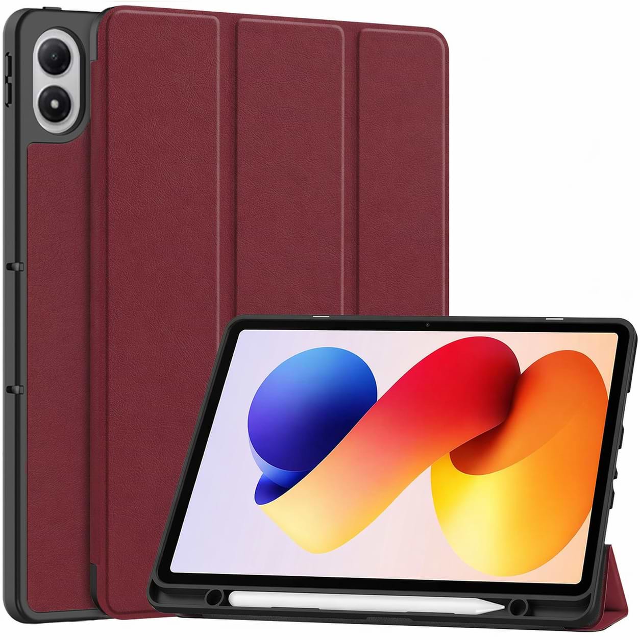 Чохол для планшету BeCover Flexible TPU Mate з кріпленням for Xiaomi Redmi Pad 2 Pro 12.1" Red Wine (715610)